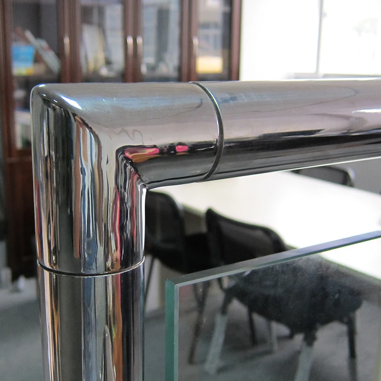 40mm Adjustable Square Tube Connector Stainless Steel