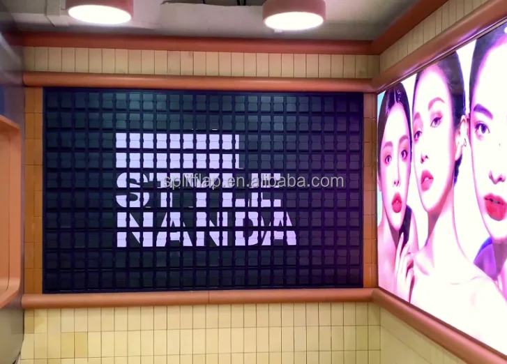 airport terminal information display board split flip flap billboard