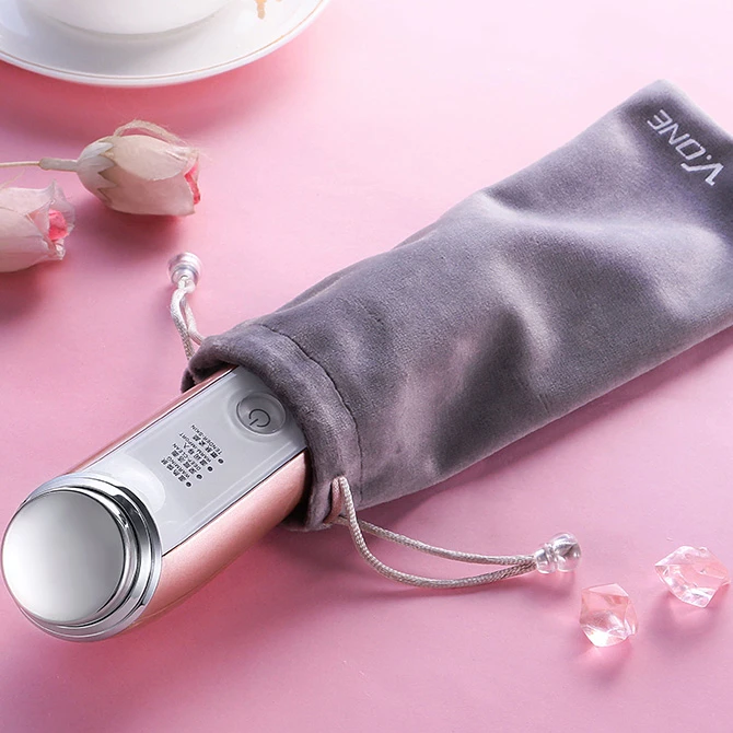 V.ONE Japanese beauty facial cleaner ultrasonic essence wrinkles remove equipment micro-current massage