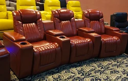 R647 house furnitures modern curve club VIP recliner sofa smart reclining movie seats