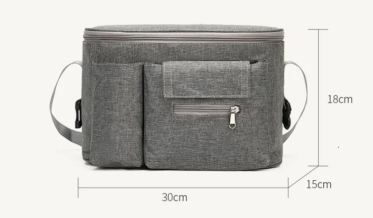 2022 best sales hot Detachable diaper storage mummy baby shoulder tote insulated stroller bag travel bag milk bottle organizer