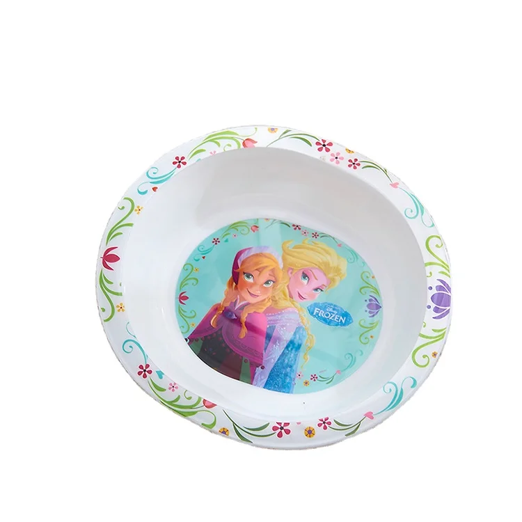 Hot Selling Customizable Plastic Oval Plate Solid Plant Pattern Engraved Dishware for Desserts Microwave and Dishwasher Safe