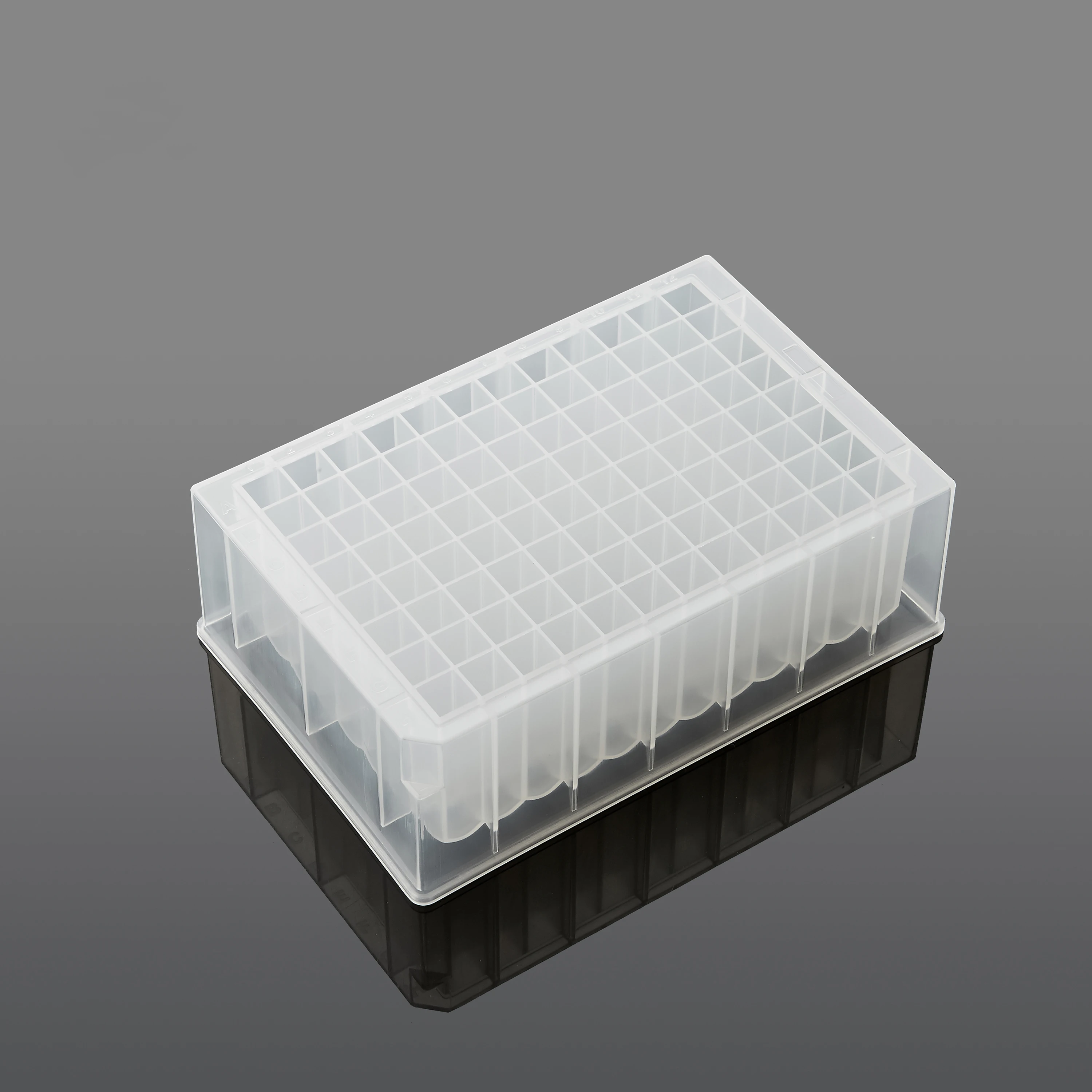 Polypropylene,2.3ml Reaction plate 96 Square V Bottom Deep Well Plate Nunc No. 95040452 for DNA/RNA extraction