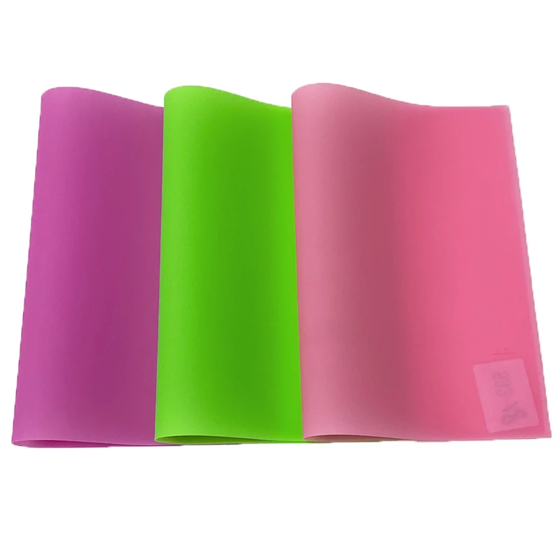 32 Solid Matte Light Colors jelly PVC vinyl  plastic leather Fabric for Bag/Shoe/Handbag/Craft Making