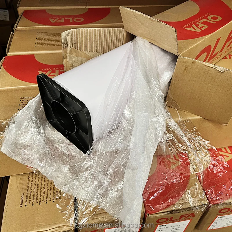 OLFA 100mic 140g эко-Растворитель Печать глянцевая/матовая белая самоклеящаяся виниловая автомобильная пленка наклейка индивидуальная цифровая