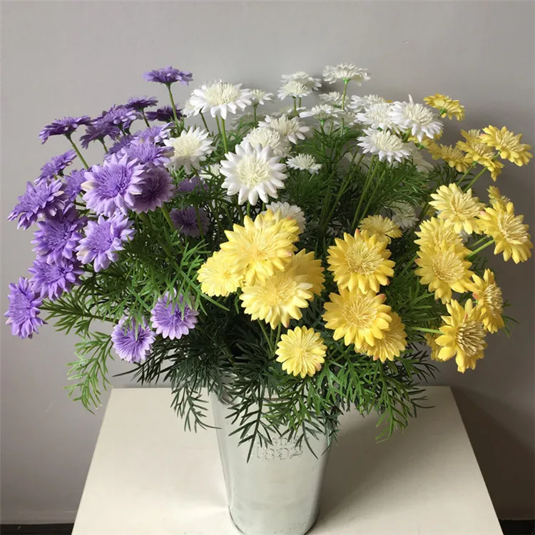 Artificial silk African Daisy for home wedding decoration wild