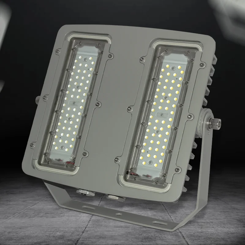 Modular 100W ATEX Canopy Light II Ex d IIC T6 Explosion-proof Zone1/Div1 LED Explosion Gas Station Light