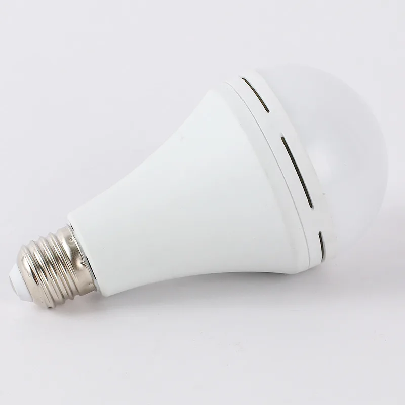 Hot sale white rechargeable manufacturing machine battery 9w lighting emergency raw material prices led bulb