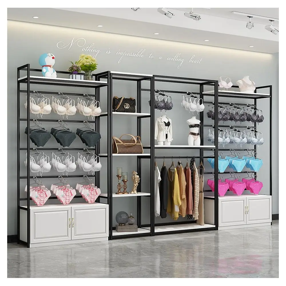 Prima Hot Sale Shop Metal Clothes Display Racks Shelf for Clothing Shop