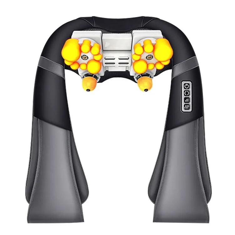 KINGSTAR OEM Factory cheap 3 keys kneading heated electric neck shoulder massager for car seat and home use
