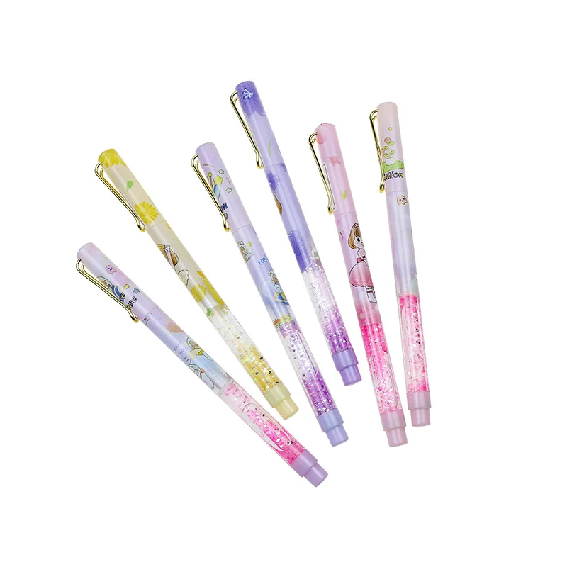 BECOL New Coming Floating Barrel  Pencil With Built-in Eraser No Need Sharpened Drawing Inkless Eternal Pencil for Students