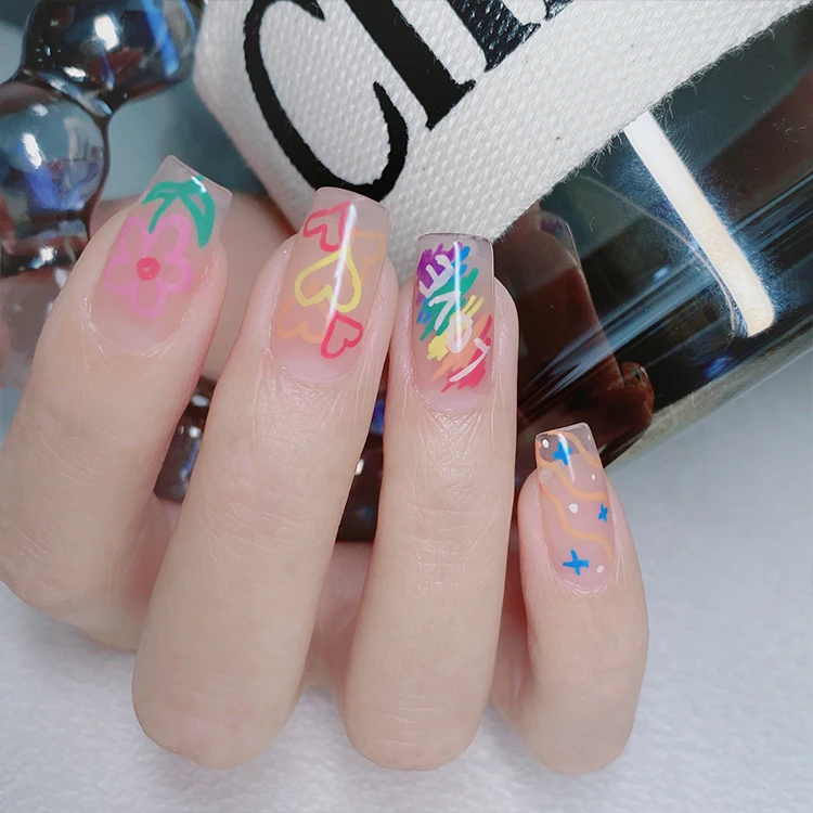 ZRKGEL 2023 trend for salon fashion Nail tool Graffiti Waterproof Nail Polish  Quick Dry Nail Art Painting pen easy DIY