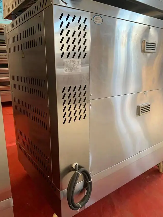Chinese Professional Commercial Kitchen Equipment Hot Sale Price 2 Deck 4 Tray 13200W Stainless Steel Electric Pizza Oven