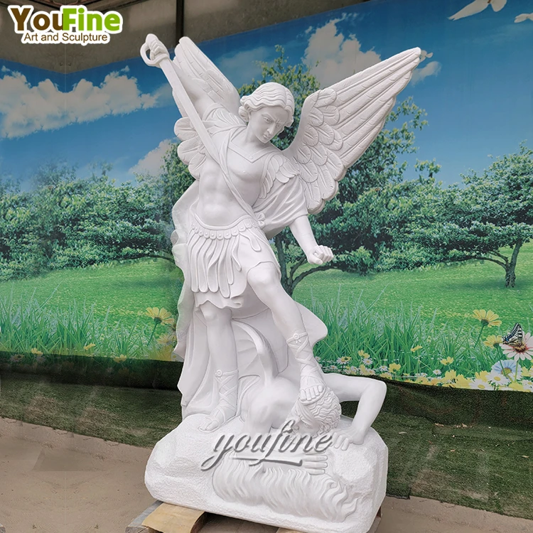  St Michael statue