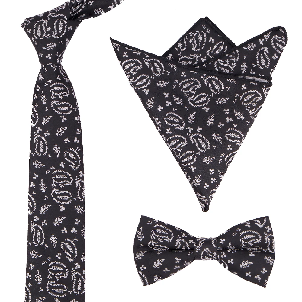 Manxiang Customize Handmade Jacquard Woven 100% Organic Silk Tie Men Bowties