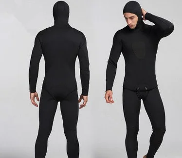 One piece long sleeved trousers neoprene touch pearl sea cucumber abalone warm anti-skid waterproof deep Diving Snorkeling suit