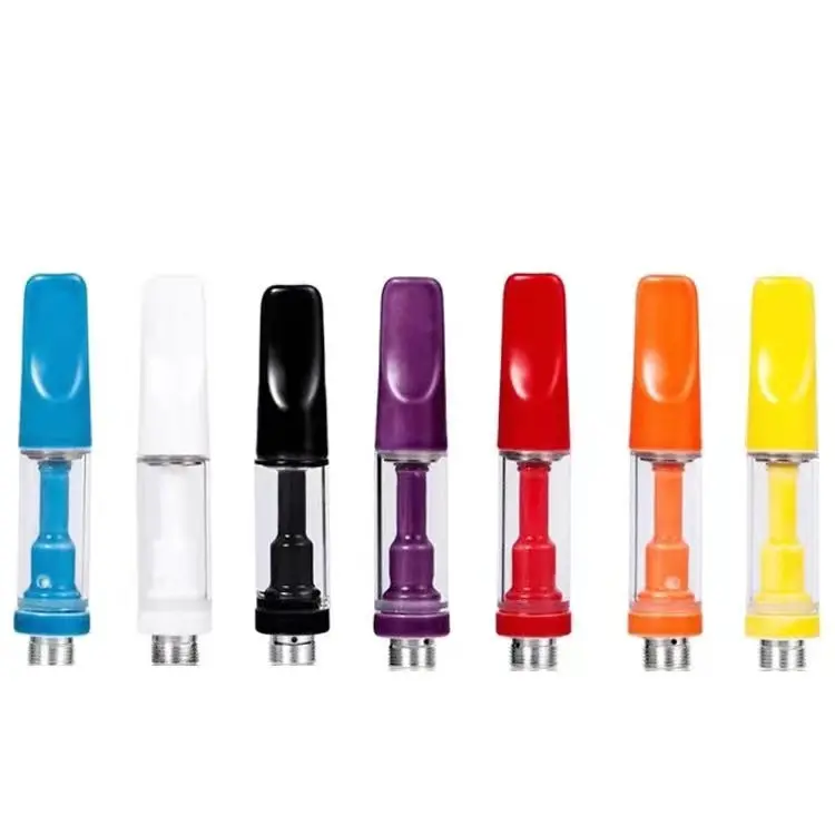 Real factory full ceramic cartridges CBD carts OEM ODM custom atomizer pen 0.8ML 1.0ML 0.5ML