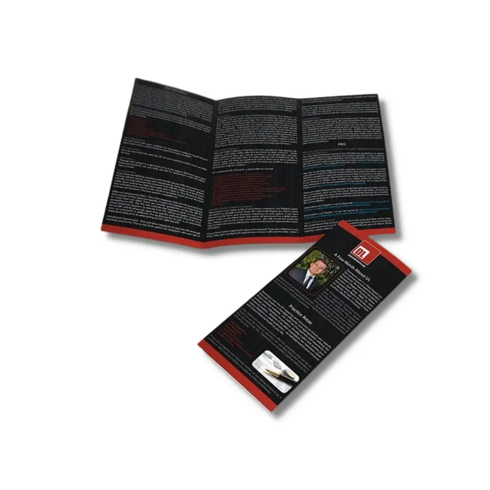 Custom Cheap Full Colour Printing Instruction Leaflet Brochure Folder \/ Wholesale A5 Booklet, Folded Flyers, Tri-Fold Brochure