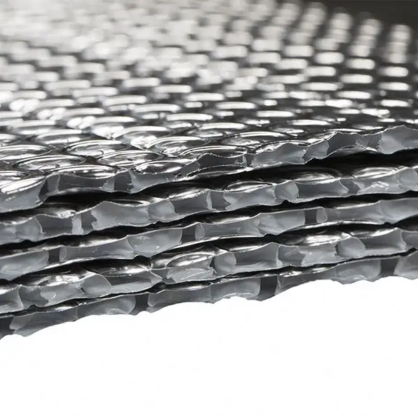 Custom white shipping packaging logo mailer bubble 6 x 10 silver foil bubble roll insulation