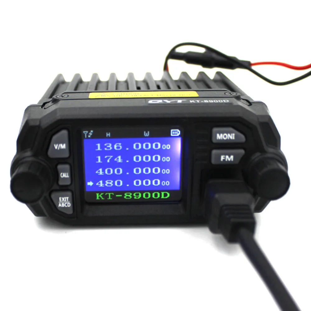Original QYT KT-8900D 137-164Mhz and 400-480MHz dual brand  Mobile Transceiver  for communication