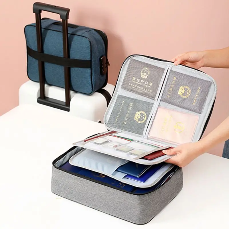 Wholesale Safe Water Resistant Briefcase Organizer Storage Waterproof Document Bag