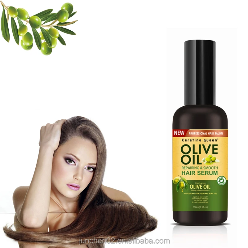 Oem Private Label Black Oil Long Hair Growth For Fall Control Olive Oil