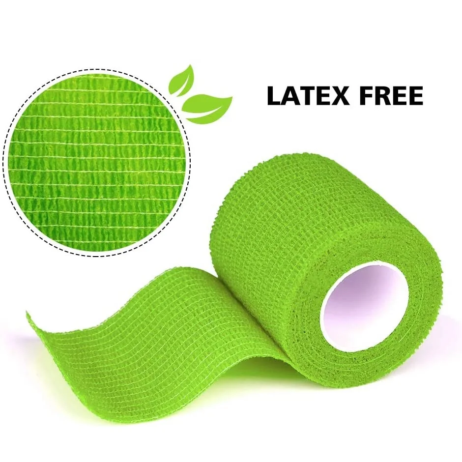 Factory Hot Sale Non-woven Elastic Flexible Self-adhesive Cohesive Bandage for Athletic