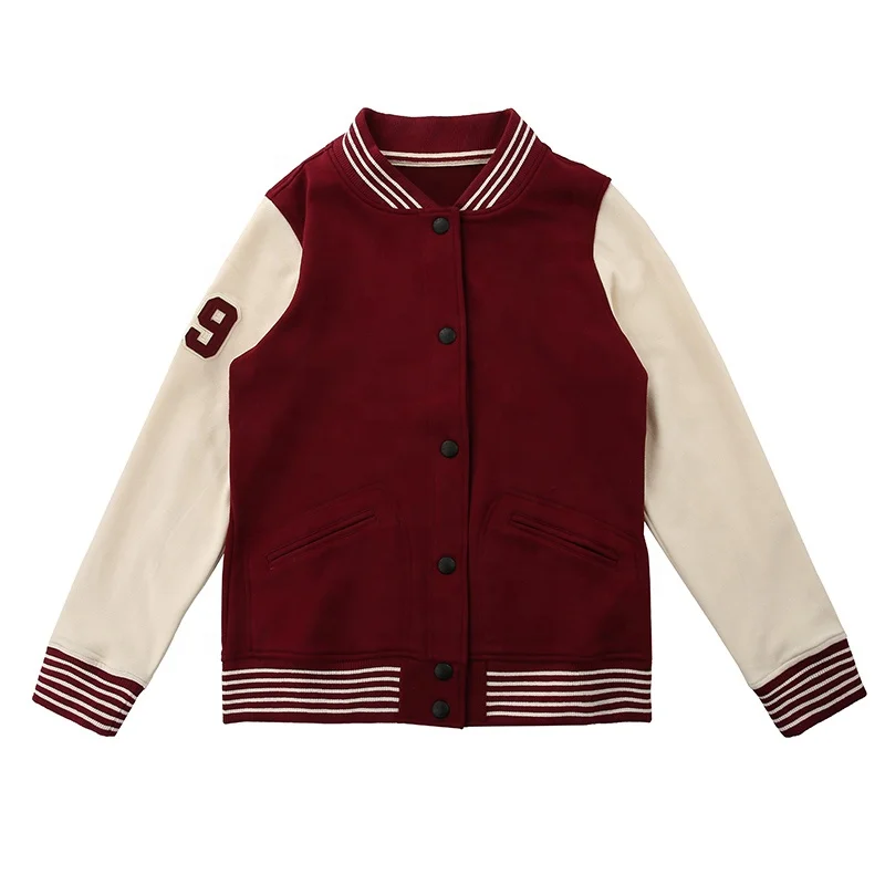
Custom Bomber Coat Patch Embroidered Varsity Jacket For Men 