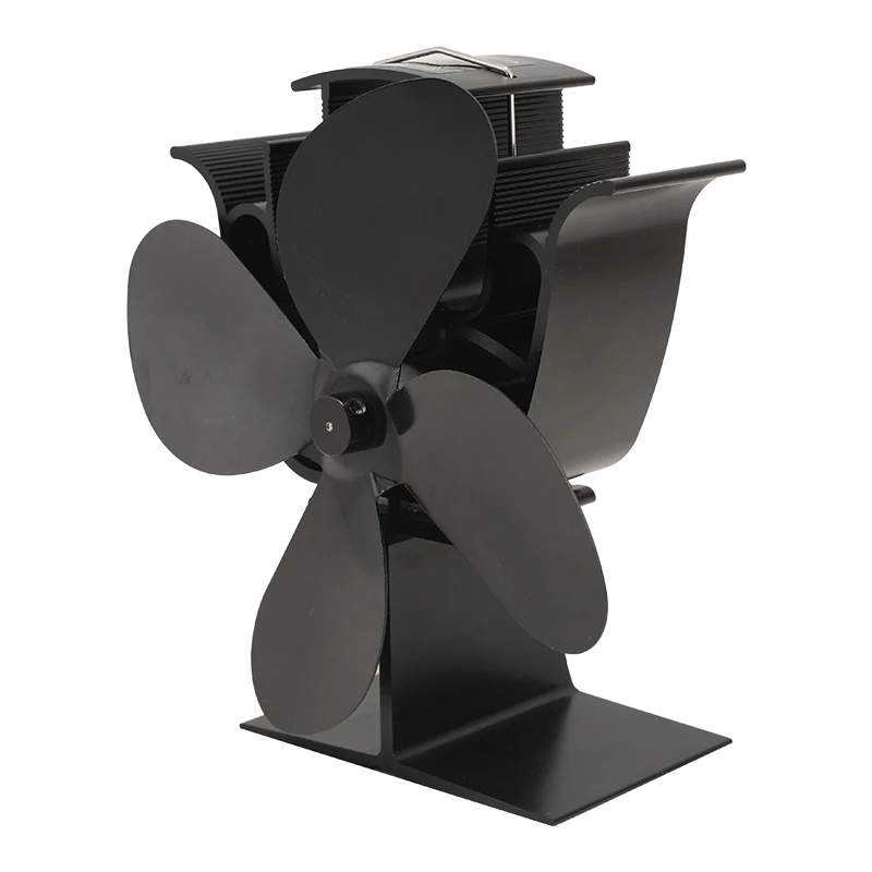 EJ heater burner heat powered Wood Burning Stove Fan charcoal stove with fan