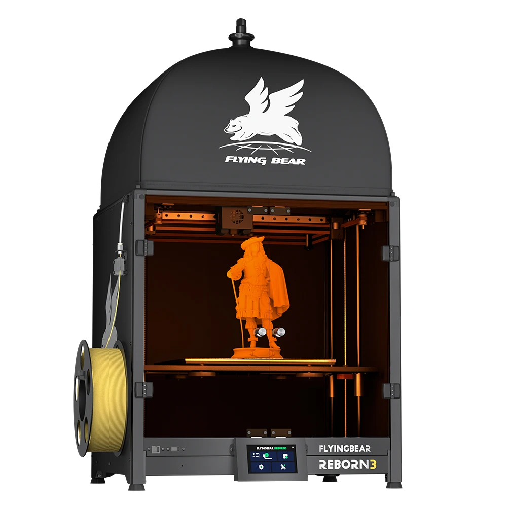 3D принтер FLYINGBEAR Reborn3 скорость 500 мм/с высокая точность ± 0 1 мм сборка 300*300*350
