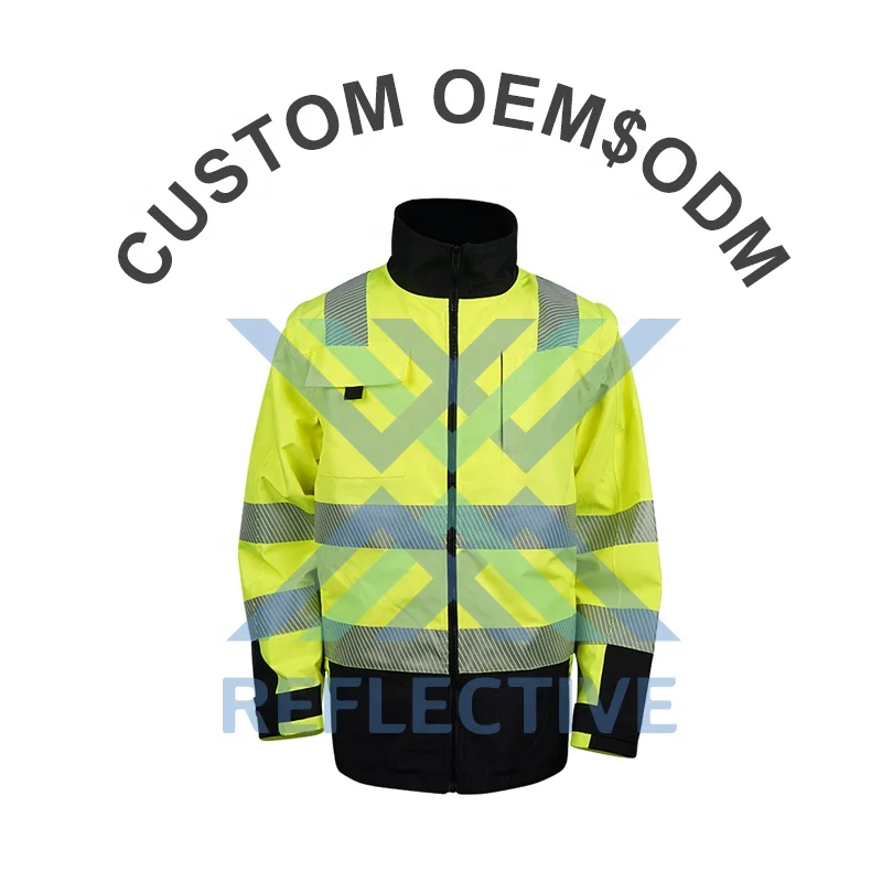 LX Available Goods Softshell Safety Jackets Reflective Work Jackets Safety Jacket
