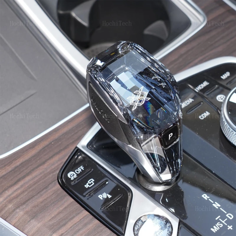For bmw car crystal 3-piece set led gear shift knob for bmw 3 5 7series X3 X4 X5 X6 F15 F16 F25 F30 G02 G08 G30
