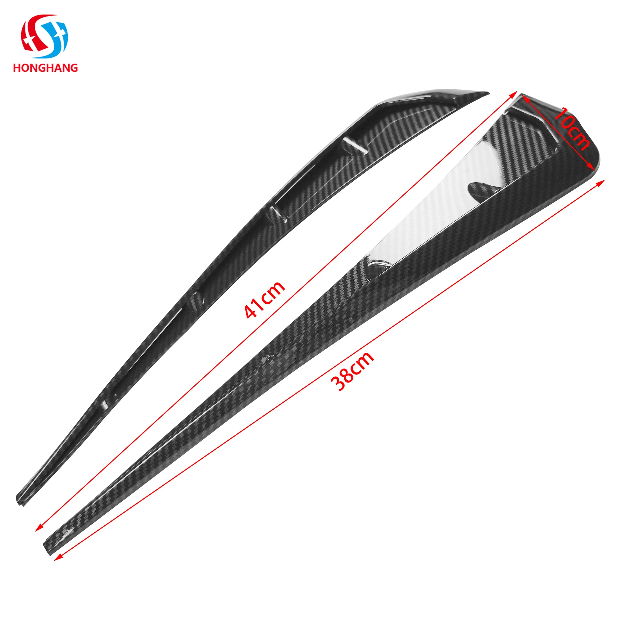 Honghang Hot Sale Auto Parts Spare Parts Auto Universal Flank Auto Parts, Gloss Black Vent Fenders for All Cars
