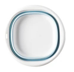 Outdoor travel portable large silicone folding washbasin,washing basin,Foldable square washbasin