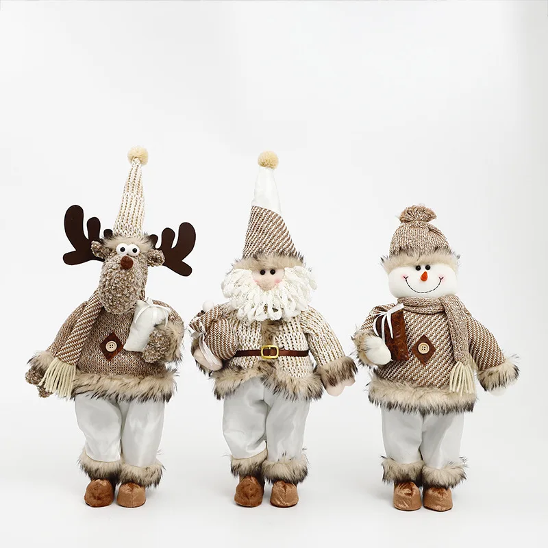 Hot Selling Christmas Gifts Christmas Scene Atmosphere Decoration Plush Doll