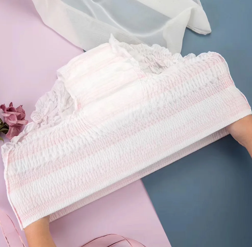 Oflye Female Sanitary Pads Women Panty Style Menstrual Disposable Napkins Feminine Care Diaper