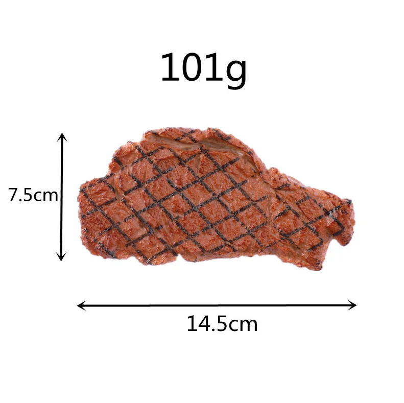 Artificial Steak Simulation Food  Cooked Roast Beef Meat Home Kitchen Market Display Photography Props