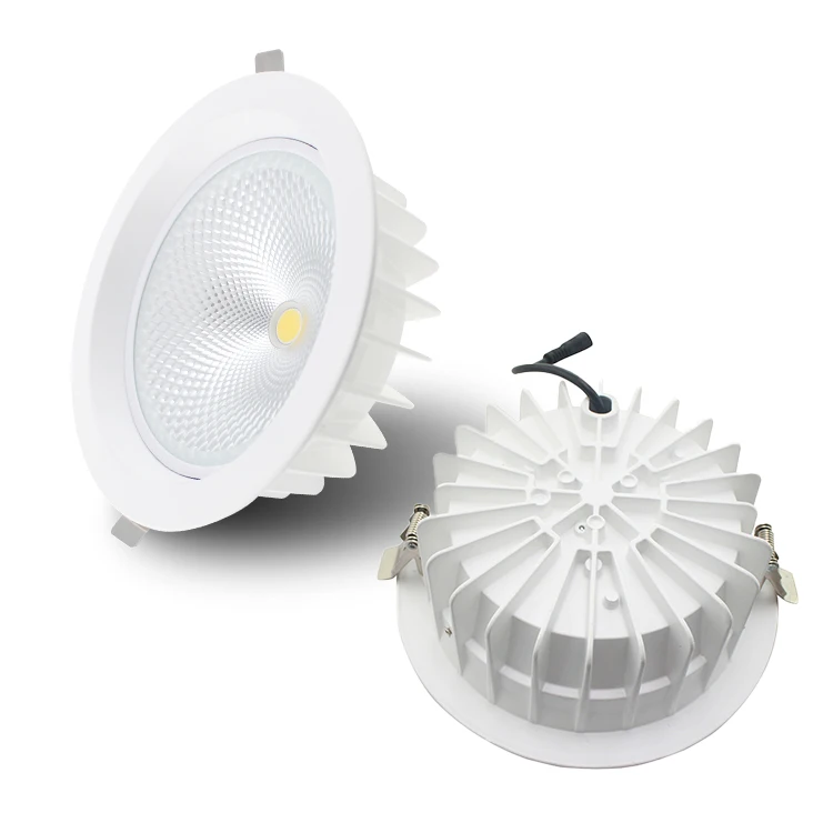 Commercial supermarket led downlight 15W 20W 30W 4 6 8inch COB Anti -fog recessed down light