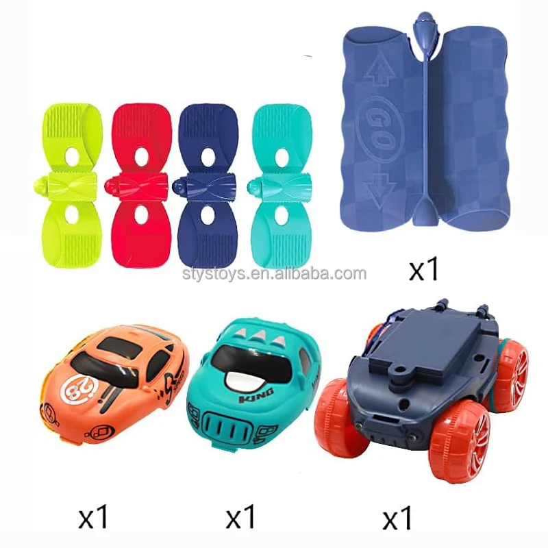 Flexible Changeable Magic Race Car Track Set Race Track Toys with LED Light-Up Race Car
