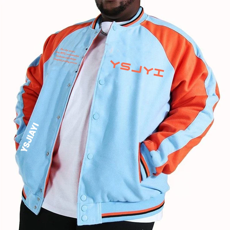 Fashion High Quality Leather Sleeves Varsities Letterman Baseball Jacket