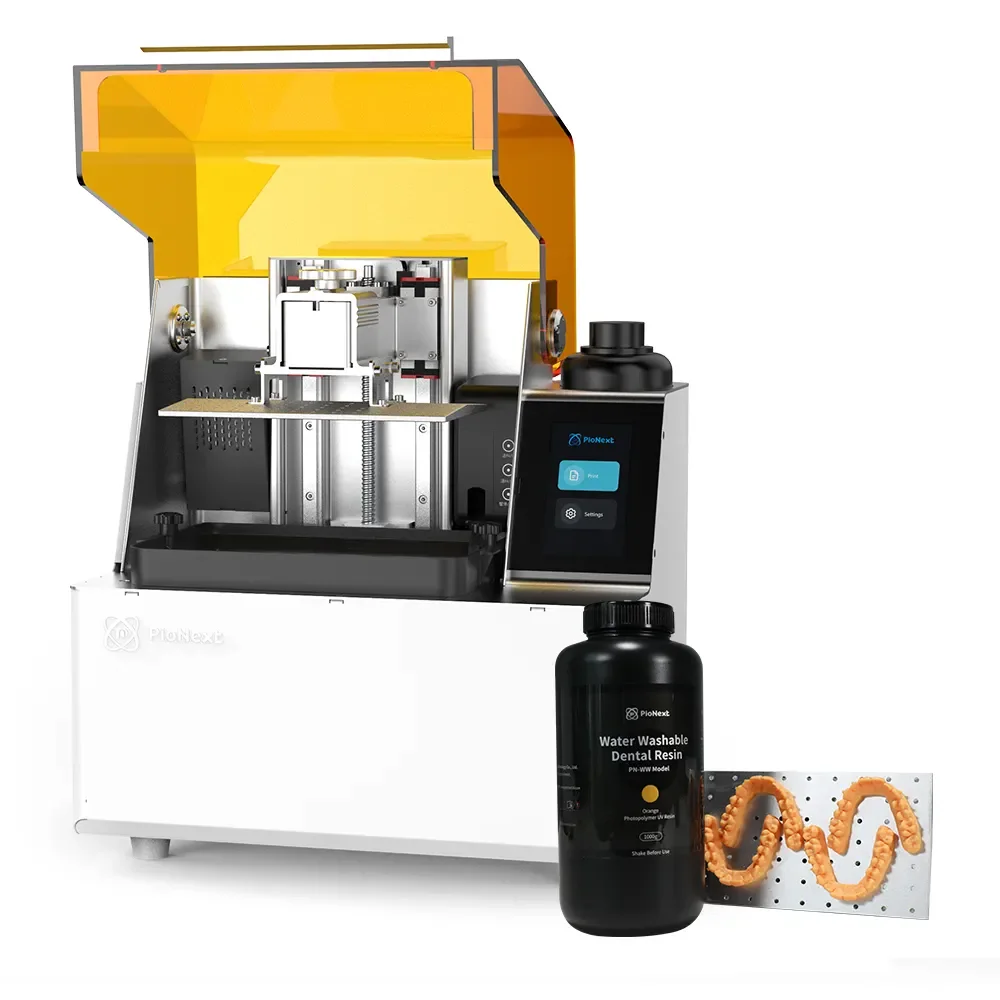 DJ89 Plus High-Accuracy Automatic Dental 3D Printer 4K Resin LCD Multicolor New Condition 1-Year Industrial FDM Warranty