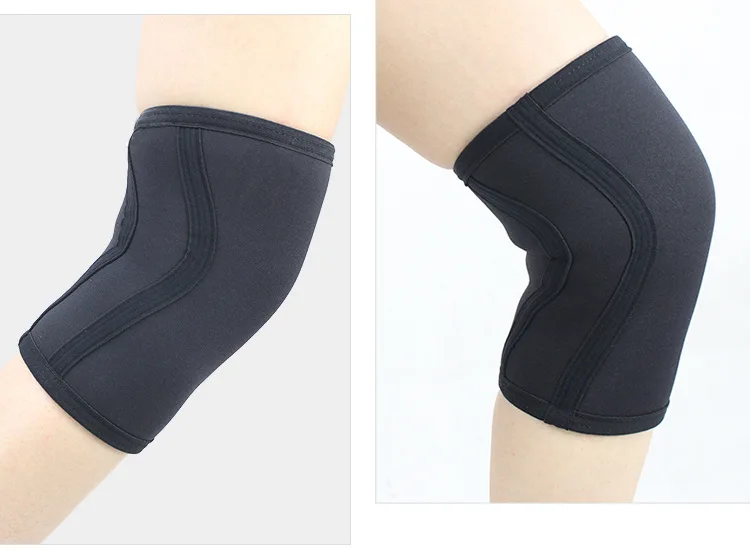 Thickened SCR diving material compression 7mm knee pads squat and weightlifting sports knee pads made of chloroprene rubber