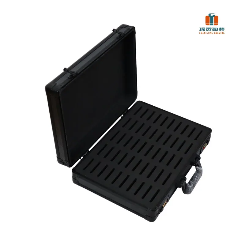 Aluminum Frame Storage Box Case with Lock for 50 Certified Slab Coin Holders