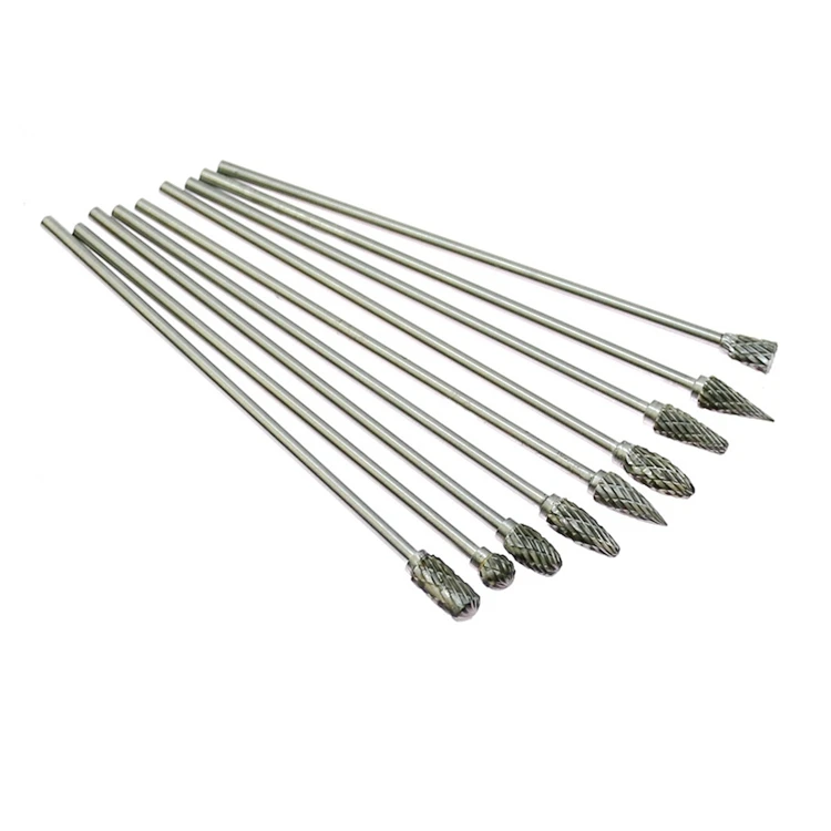 100mm Lengthened Tungsten Carbide Rotary Burrs Milling Cutter Drill Bits