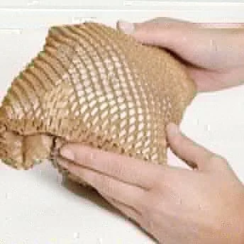 Биоразлагаемая бумага Hexcel Geami honeycomb амортизирующая Защитная оберточная для электронной коммерции