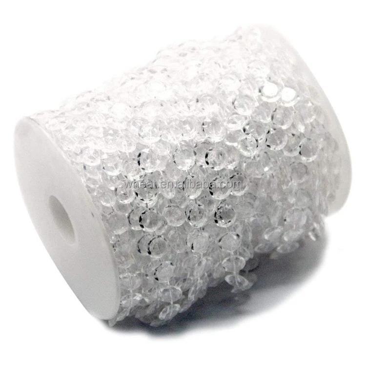 China Factory Customize Party Decoration Crystal Garland Diamond String Acrylic Beads