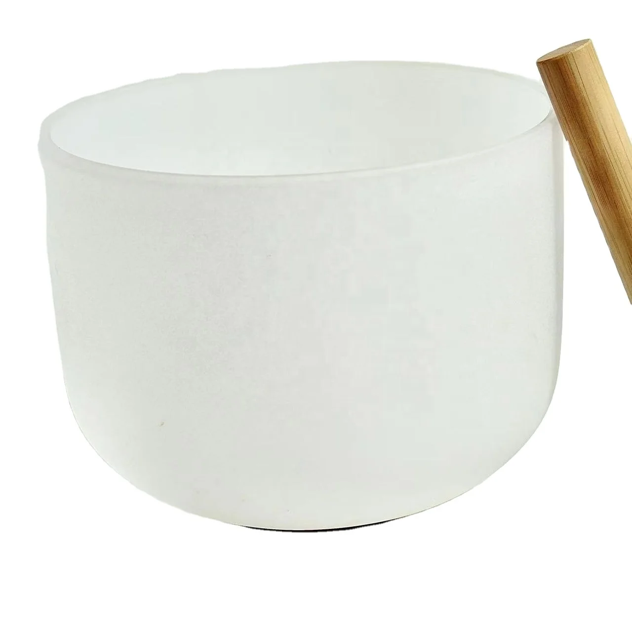 Chakra Sound Therapy wholesale Quartz Crystal Classic frosted singing bowl with patent silicone mallet for yoga meditation