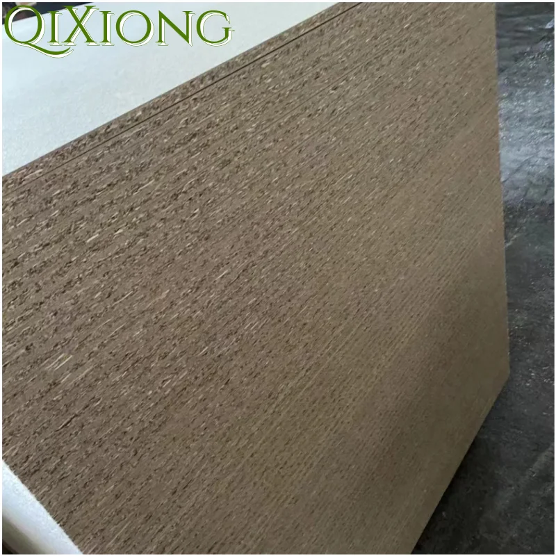 QIXIONG 2023 Hot sale furniture grade plain particle board white melamine particle board chipboard manufactures