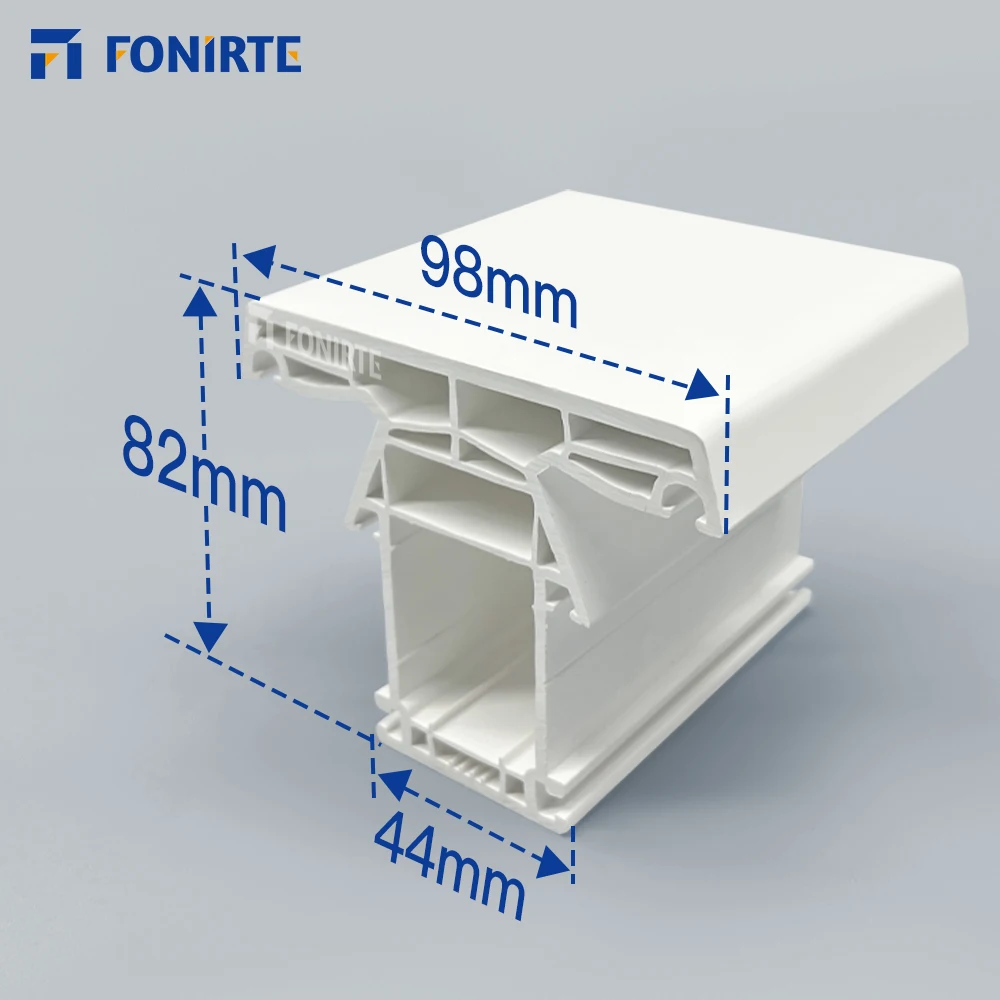 Europe Russia hot sale OEM ODM pure white 82mm series casement pvc profile windows and door upvc profile