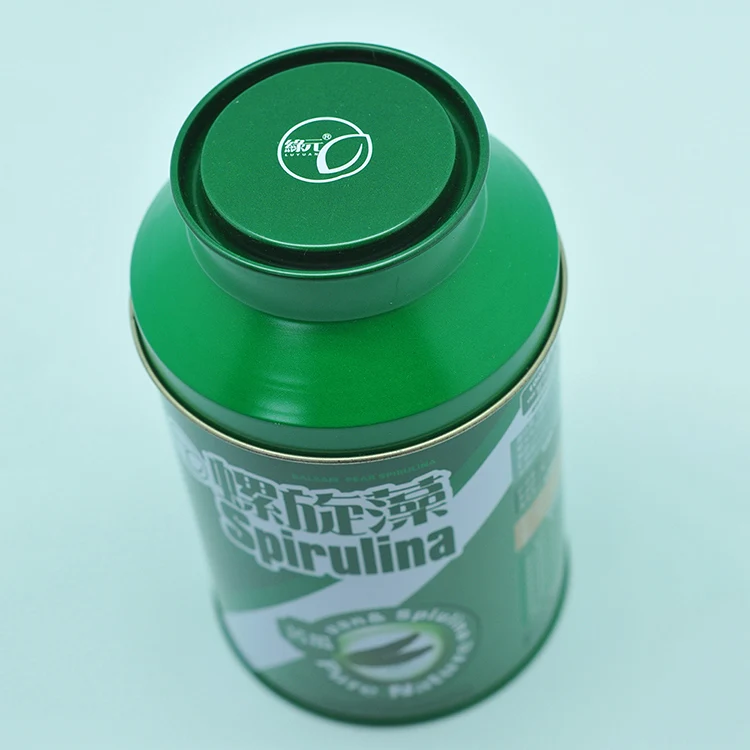 High Quality Food Grade Round Box Tea Tin Box For Loose Tea